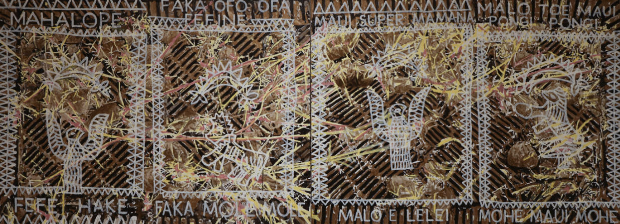 Mahalope, 2024, diptych, akryl na plátně, 100×140 cm